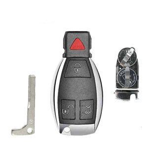 1997-2014 Mercedes Benz / 4-Button Fobik Key / IYZ-3312 / 315 MHz (Double Battery) (AFTERMARKET)