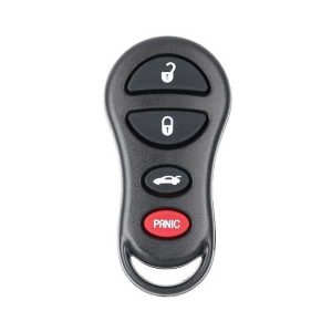 1999-2005 Chrysler Dodge Jeep Keyless Entry Remote SHELL for GQ43VT13T - Black (JMA-CHR-1-RKE)