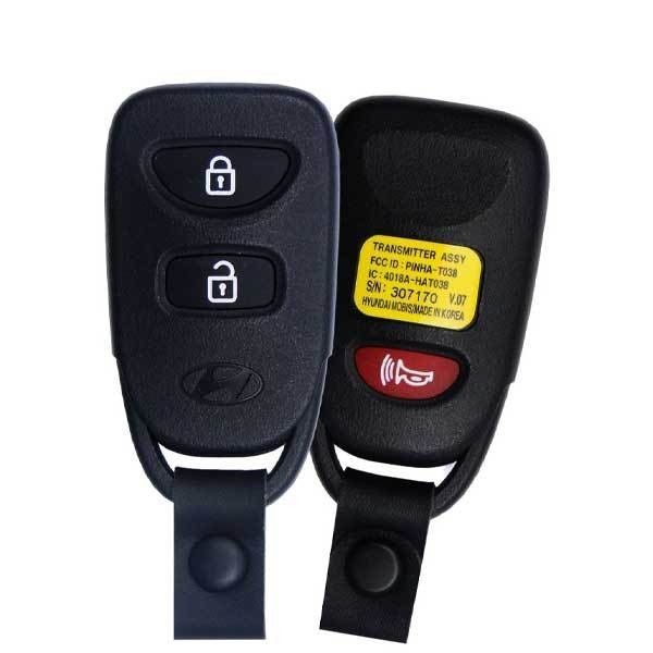 2007-2012 Hyundai Accent Santa Fe / 3-Button Keyless Entry Remote / PN: 95411-0W100 / PINHA -T038 (OEM Refurb)