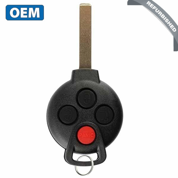 2008-2015 Mercedes Smart Fortwo / 4-Button Remote Head Key / PN: 4518203797 / KR55WK45144 (OEM Refurb)