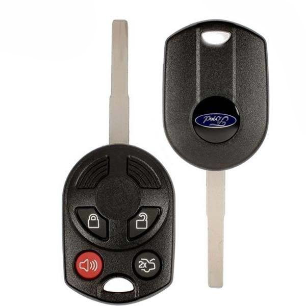 2011-2024 Ford / 4-Button Remote Head Key / PN: 164-R8046 / OUCD6000022 / HU101 HS / Chip 80 Bit (OEM Refurb)
