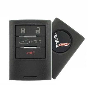 2016-2019 Chevrolet Corvette / 4-Button Smart Key / PN: 23465950 / NBGGD9C04 (OEM Refurb)