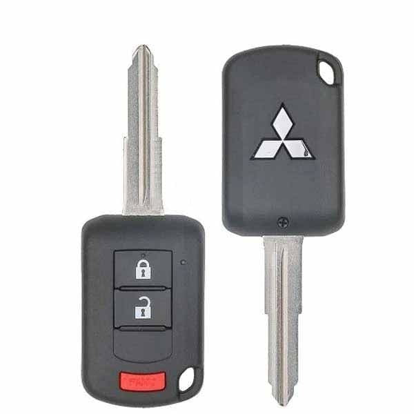 2016-2019 Mitsubishi Mirage / 3-Button Remote Head Key / PN: 6370B904 / OUCJ166N (OEM)