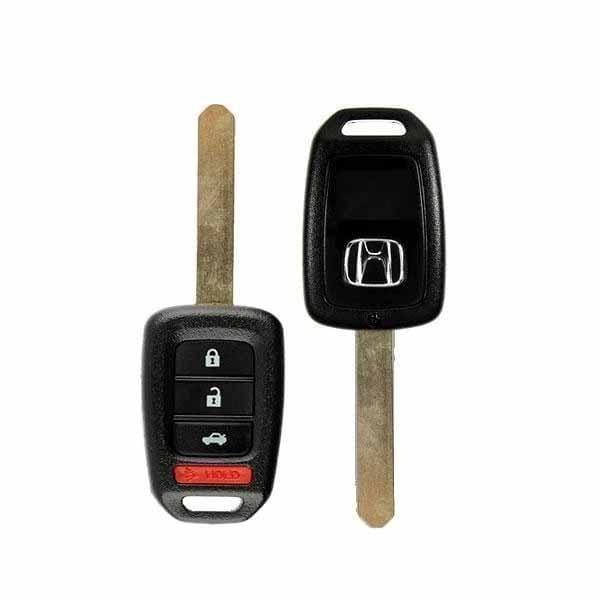 2016-2021 Honda Accord Civic / 4-Button Remote Head Key / PN: 35118-T2A-A60 / MLBHLIK6-1TA (433 MHz) (OEM Refurb)