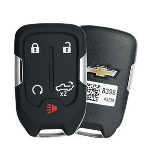 2019- 2021 Chevrolet Silverado / 5-Button Smart Key / Tailgate / PN: 13508398 / HYQ1EA (434 MHz) (OEM Refurb)