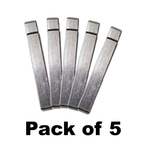 5 x 2010-2021 GMC / Remote Flip Key Blade / PN: HU100 (AFTERMARKET) (Pack of 5)