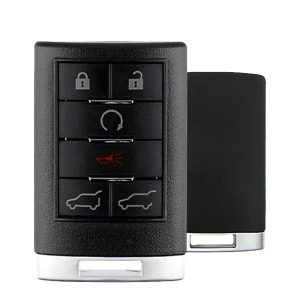 2007-2014 Cadillac Escalade / 6-Button Keyless Entry Remote / PN: 22756466 / OUC6000066 / (OEM Recase)