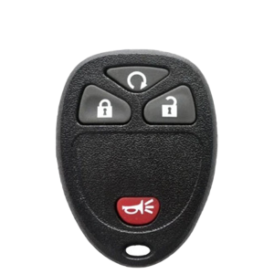 2007-2017 GM / 4-Button Keyless Entry Remote SHELL / PN: 22936098 / OUC60270 / Black (AFTERMARKET)