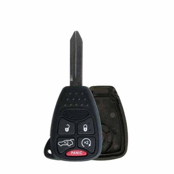 2006-2014 Chrysler / Jeep / Dodge / 5-Button Remote Head Key SHELL / OHT692427AA (RHS-CHY-085)