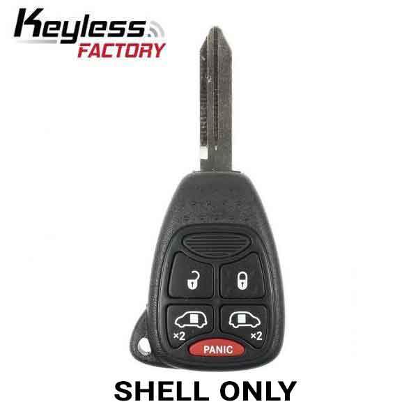 2004-2007 Chrysler / Dodge / Jeep / 5-Button Smart Key SHELL for M3N5WY72XX (AFTERMARKET)