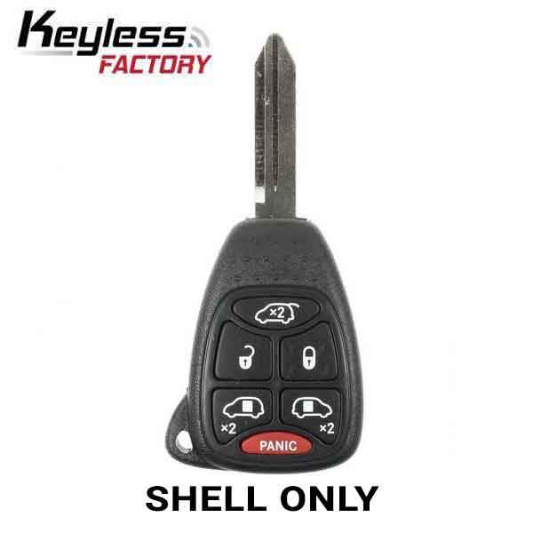 2004-2007 Chrysler / Dodge / Jeep / 6-Button Smart Key SHELL for M3N5WY72XX (AFTERMARKET)