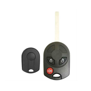 2013-2017 Ford / 3-Button Remote Head Key Shell / HU101 / OUCD6000022 (RHS-FD-067)
