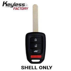 2014-2019 Honda / 4-Button Remote Head Key SHELL / HO-03-PT / MLBHLIK6-1T (AFTERMARKET)