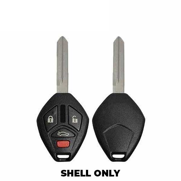 2006-2007 Mitsubishi / 4-Button Remote Head Key Shell / MIT6 / OUCG8D-620M-A (RHS-MIT-014)