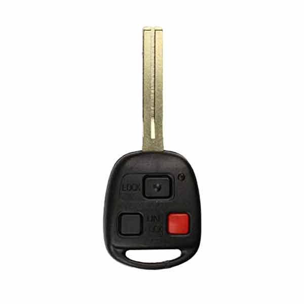 1998-2005 Lexus / 3-Button Remote Head Key / HYQ1512V / 4C Chip / Long Blade (AFTERMARKET)