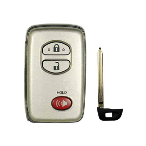 2008-2012 Toyota / 3-Button Silver Smart Key SHELL / HYQ14AAB (AFTERMARKET)