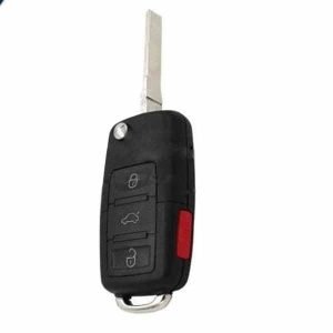 2012-2018 Volkswagen / 4-Button Remote Flip Key / PN: 5KO837202BJ / NBGFS93N / 315 MHz (OEM Refurb)
