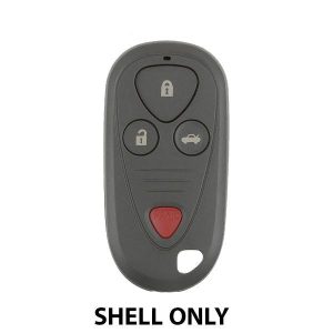 1999-2008 Acura / 4-button Keyless Entry Remote SHELL for﻿ E4EG8D-444H-A﻿ and OUCG8D-387H-A - Grey (AFTERMARKET)