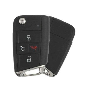 2018-2020 Volkswagen / 4-Button Flip Key / PN: 5G6 959 752 BM / NBGFS125C1 / HU162T / PROX / MQB / 315 MHz (AFTERMARKET)