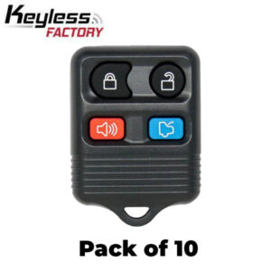 10 x 1998-2014 Ford Lincoln Mercury / 4-Button Keyless Entry Remote / CWTWB1U311 (AFTERMARKET) (Pack of 10)