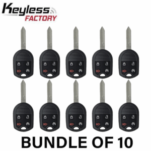 10 x 2009-2018 Ford F-Series Explorer / 4-Button Remote Head Key / OUC6000022 / (AFTERMARKET) (BUNDLE OF 10)