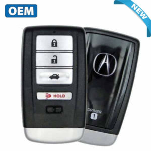 2015-2020 Acura ILX RLX TLX / 4-Button Smart Key / PN: 72147-TZ3-A01 / KR5V1X (Driver 1) (OEM)