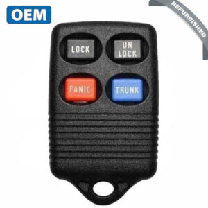 1992-1998 Ford Mercury Lincoln Mazda / 4-Button Keyless Entry Remote / PN: 3165189 / GQ43VT4T / (OEM Refurb)