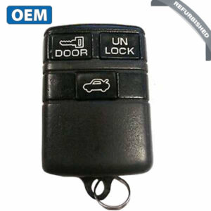 1993-1996 GM Chevrolet Buick / 3-Button Keyless Entry Remote / PN: 10205240 / ABO0104T (OEM Refurb)