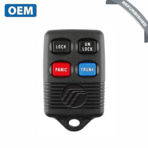 1993-2000 Mercury / 4-Button Keyless Entry Remote / PN: 3165189 / GQ43VT4T (OEM Refurb)