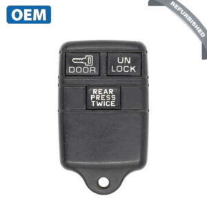 1995-1996 GM Chevrolet GMC / 3-Button Keyless Entry Remote / PN: 15731442 / ABO0104T (OEM Refurb)