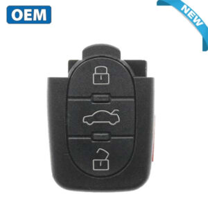 1997-2005 Audi / 3-Button Keyless Entry Remote / PN: 8Z0 837 231 P / MYT8Z0837231 / 315 Mhz (Remote Part Only) (OEM)