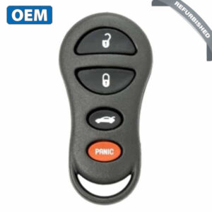 1998-2000 Chrysler Dodge / 4-Button FOB Keyless Entry Remote / PN: 4602268 / GQ43VT9T (OEM Refurb)