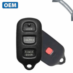 1999-2003 Toyota Sienna / 3-Button Keyless Entry Remote / PN: 89742-08050 / GQ43VT14T (OEM Refurb)