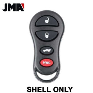 1999-2005 Chrysler Dodge Jeep Keyless Entry Remote SHELL for GQ43VT13T - Black (JMA-CHR-1-RKE)