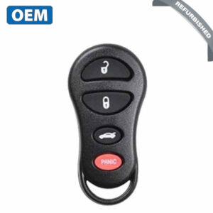 2000-2005 Dodge Chrysler / 4-Button Keyless Entry Remote / PN: 04759008 / GQ43VT9T (OEM Refurb)