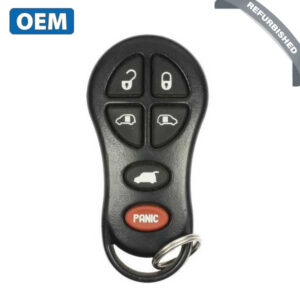 2001-2004 Dodge Chrysler Van / 6-Button Keyless Entry Remote / PN: 04686797AB / GQ43VT18T (OEM Refurb)