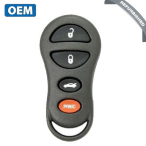 2001-2006 Chrysler / Dodge / Jeep / 4-Button Remote / PN 04686481AX / GQ43VT17T(OEM Refurb)