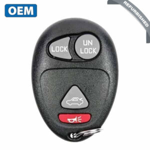 2001-2007 GM / 4-Button Keyless Entry Remote / PN: 10335588 / L2C0007T (OEM Refurb)