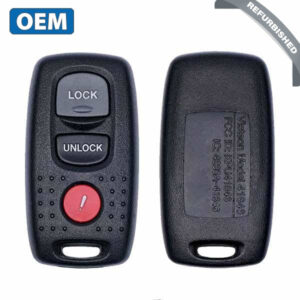 2003-2006 Mazda / 3-Button Keyless Entry Remote Key / PN: BN8P-67-5RY / KPU41846 (OEM Refurb)