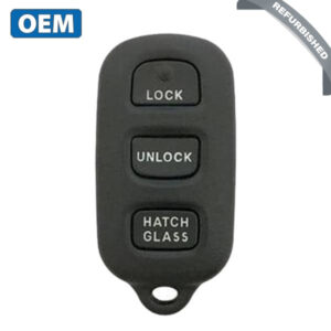 2003-2008 Toyota Matrix / Pontiac Vibe / 3-Button Keyless Entry Remote w/Hatch & Glass / PN: 88969657 / GQ43VT14T (OEM Refurb)