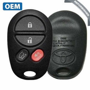 2004-2012 Toyota Highlander / 4-Button Keyless Entry Remote / PN: 89742-0W011 / GQ43VT20T (OEM Refurb)