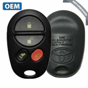 2004-2013 Toyota Sienna / 4-Button Keyless Entry Remote w/Side Door / PN: 89742-08100 / GQ43VT20T
