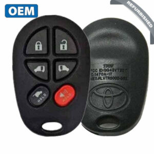 2004-2018 Toyota Sienna / 6-Button Keyless Entry Remote / PN: 89742-AE051 / GQ43VT20T (OEM Refurb)
