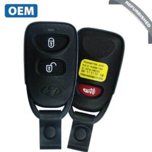 2006-2008 Hyundai Accent / 3-Button Keyless Entry Remote / PN: 95430-1E011 / PLNHM-T002 (OEM Refurb)