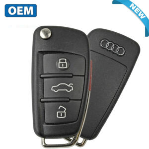 2006-2010 Audi / 4-Button Flip Key / PN: 8E0837220 / MYT4073A / 315 Mhz (OEM)