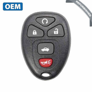 2006-2013 GM Chevrolet / 5-Button Keyless Entry Remote / PN: 20935331 / OUC60270 (OEM Refurb)