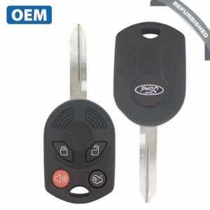 2007-2010 Ford 4-Button Remote Head Key / PN: 164-R7013 / OUCD6000022 / H75 / Chip 40 Bit (OEM Refurb)