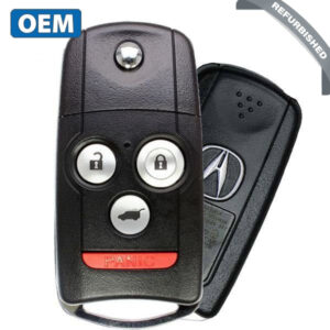 2007-2013 Acura MDX / 4-Button Flip Key / PN: 35111-STX-326 / N5F0602A1A (OEM Refurb)