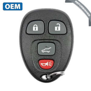 2007-2015 GM / 4-Button Keyless Entry Remote / PN: 20952476 / OUC60270 / OUC60221 (OEM Recase)