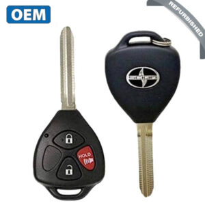 2008-2013 Scion / 3-Button Remote Head Key / PN: 89070-21120 / MOZB41TG (G Chip) (OEM Refurb)